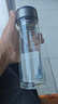 【京东物流配送】高硼硅双层玻璃杯大容量泡茶杯水杯子茶水分离杯 【双层加厚】茶杯350ml1只 实拍图