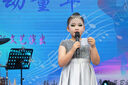 衣诺坊儿童礼服女童长裙演出服主持人表演舞蹈裙 灰色：缎摆长裙 150cm 实拍图