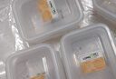 龙士达食品级饭盒微波炉可加热专用器皿密封保鲜盒便当盒带盖400ml*4 实拍图