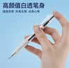 京东京造 小金刚按动中性笔高颜值白护套速干抗摔办公签字笔水笔学生刷题 0.5 黑色12支JD1004 实拍图