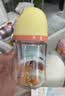 贝亲（Pigeon）奶瓶新生婴儿礼盒玻璃材质宽口径奶瓶自然实感第3代 160ml SS奶嘴（0月以上）彩绘版 实拍图
