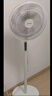 美的（Midea）【加大网罩】七叶轻音柔风电风扇/家用省电落地扇/小型台式电扇/广角摇头大风力宿舍风扇 SAE35CA1 实拍图