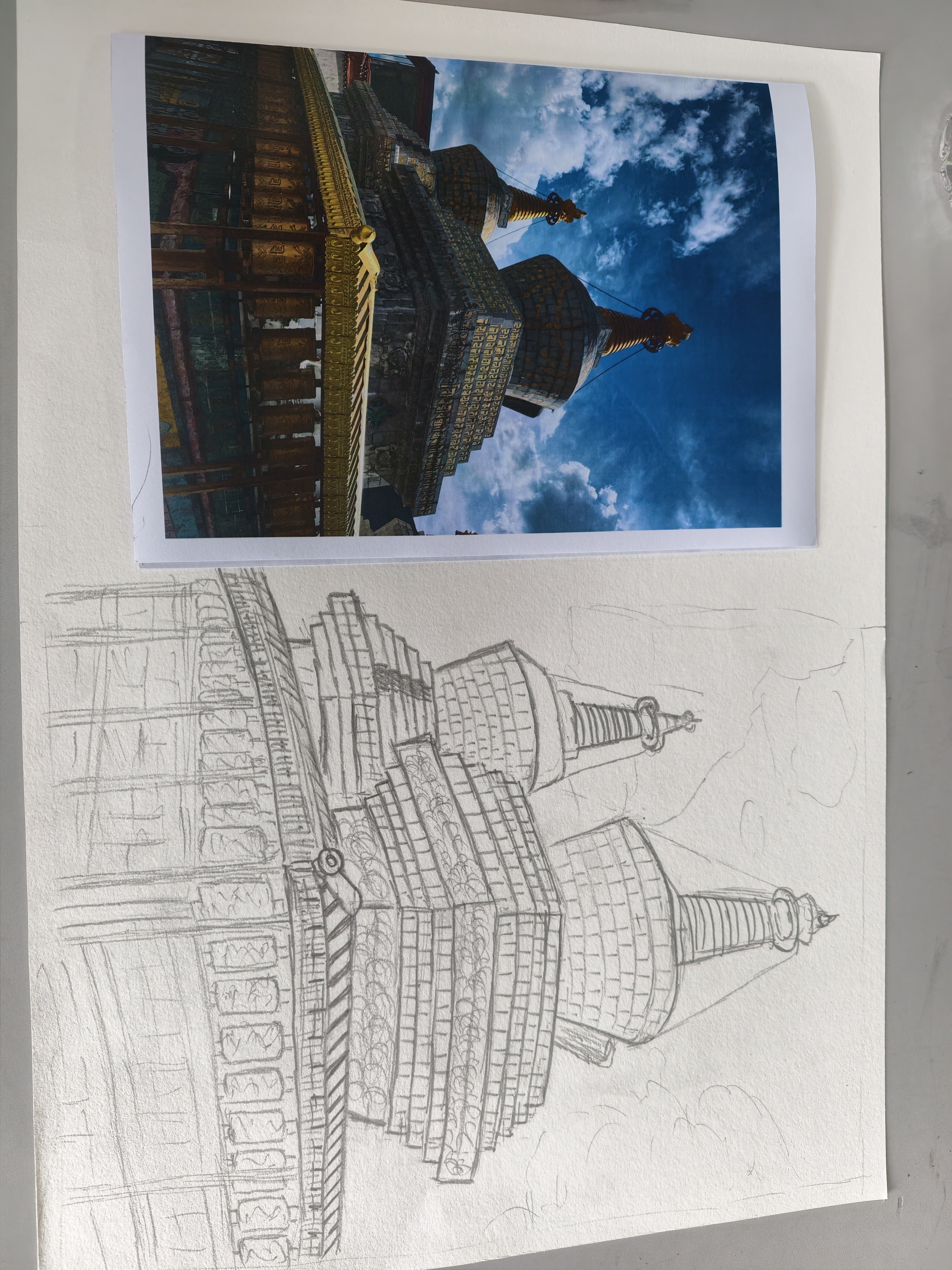 中盛画材素描铅笔套装初学者入门工具炭笔全套用2b4b美术学生绘画专业专用画画速写画HB速写马克笔绘画 实拍图