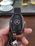 迪加伦 适用 碳纤维奔驰钥匙壳 奔驰GLK cla GLC cla AMG S级钥匙套扣 改装男女 黑魔碳纤维(钥匙壳+奔驰编织钥匙扣) AMG奔驰gle/g级/gls/gla/E级专用 实拍图