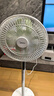 美的（Midea）【幸运草安睡1S】一级能效直流变频声控电风扇家用遥控卧室静音落地扇台式桌面抗菌大风力转页扇 实拍图