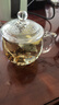 原矿水晶石头杯水晶杯玉石茶杯高档水杯轻奢玻璃杯原石手工带盖 透明【水晶玻璃】377ml1只 实拍图