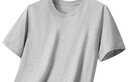 立蒙（LIMENG）男女装素色180g全棉短袖t恤圆领宽松体恤打底衫 浅灰 L 实拍图