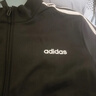 adidas休闲舒适三条纹立领夹克外套男装秋季阿迪达斯官方轻运动 黑色/白（推荐选大一码）   M 实拍图