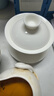 京东京造 茶杯盖碗  360°旋转可悬停功夫泡茶盖碗茶具羊脂玉瓷薄胎150ml 实拍图