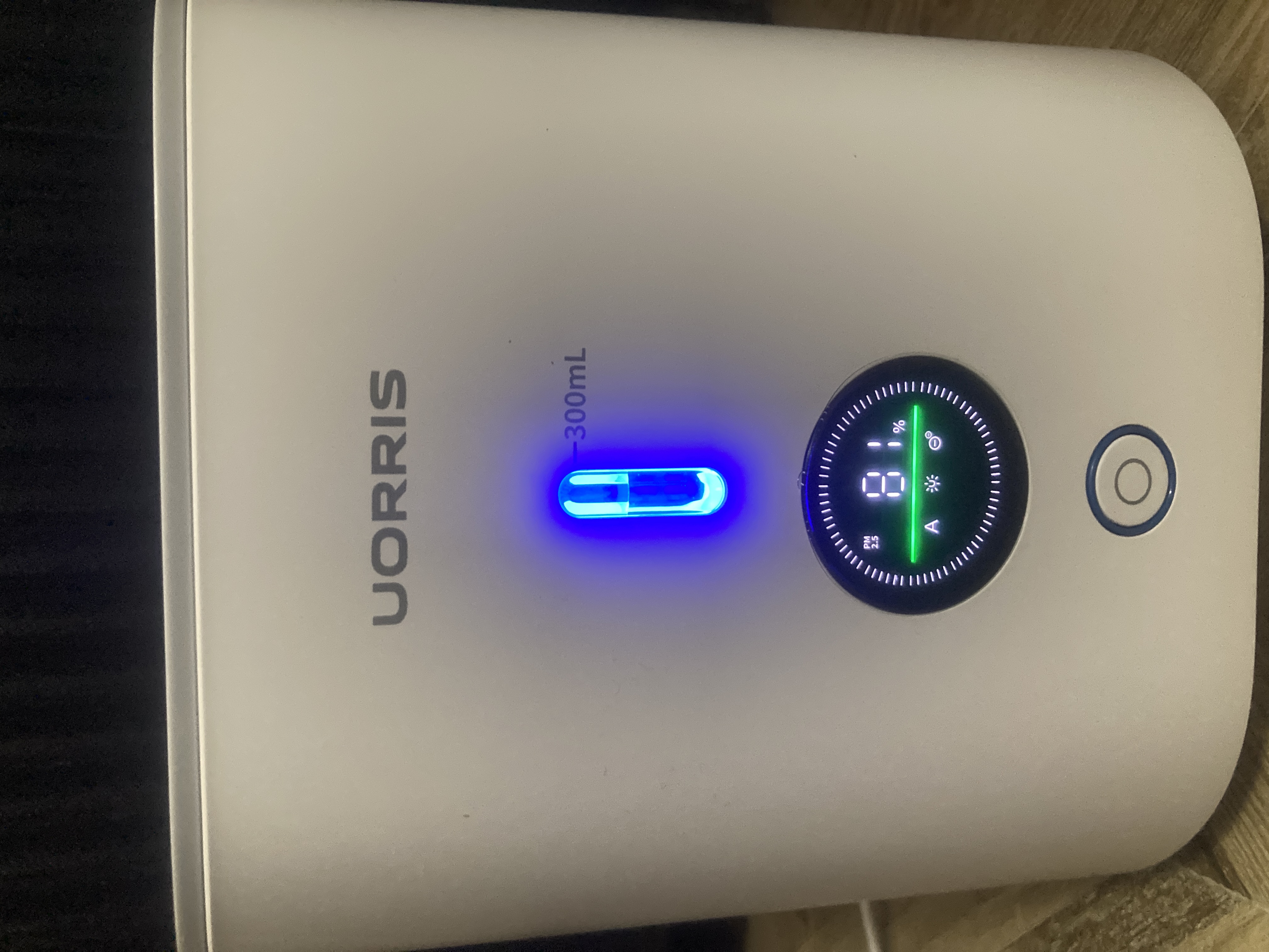UORRIS德国欧瑞氏空气净化器除甲醛除烟味新房家用桌面办公室小型负离子除异味过敏原鼻炎哮喘花粉神器 升级款【无雾加湿|高浓度负离子|除醛99%】 实时检测丨主动捕捉丨效果可视化 实拍图