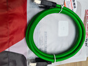 胜为超六类高柔无氧铜双屏蔽网线 1.5米CAT6A万兆网络连接线 电脑宽带家用成品跳线 绿色AFC0015AB 实拍图