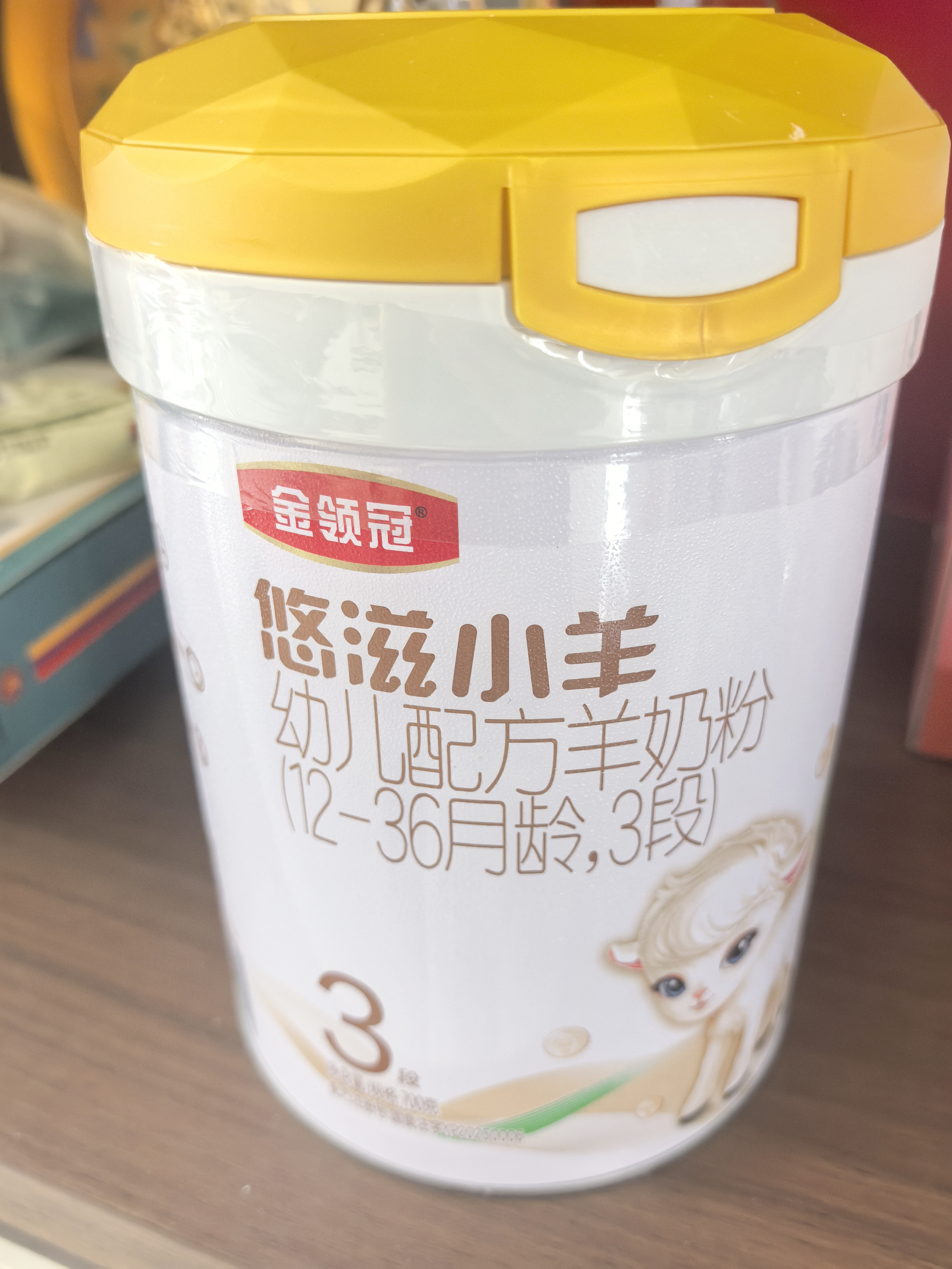 伊利金领冠悠滋小羊3段1-3岁幼儿羊奶粉700g*6整箱装 实拍图