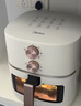 美的（Midea）家用空气炸锅蒸烤一体 免翻面多功能烘焙实用大容量5.3L电炸锅 小家电可视窗口 金属内腔KZE5383 实拍图