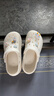 名创优品（MINISO）洞洞鞋男女款EVA夏外穿沙滩凉鞋防滑踩屎感包头情侣 白色+海星 实拍图