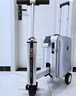 爱尔威（Airwheel）电动行李箱可骑行智能拉杆箱可坐可代步20英寸登机箱 青春版—银 实拍图