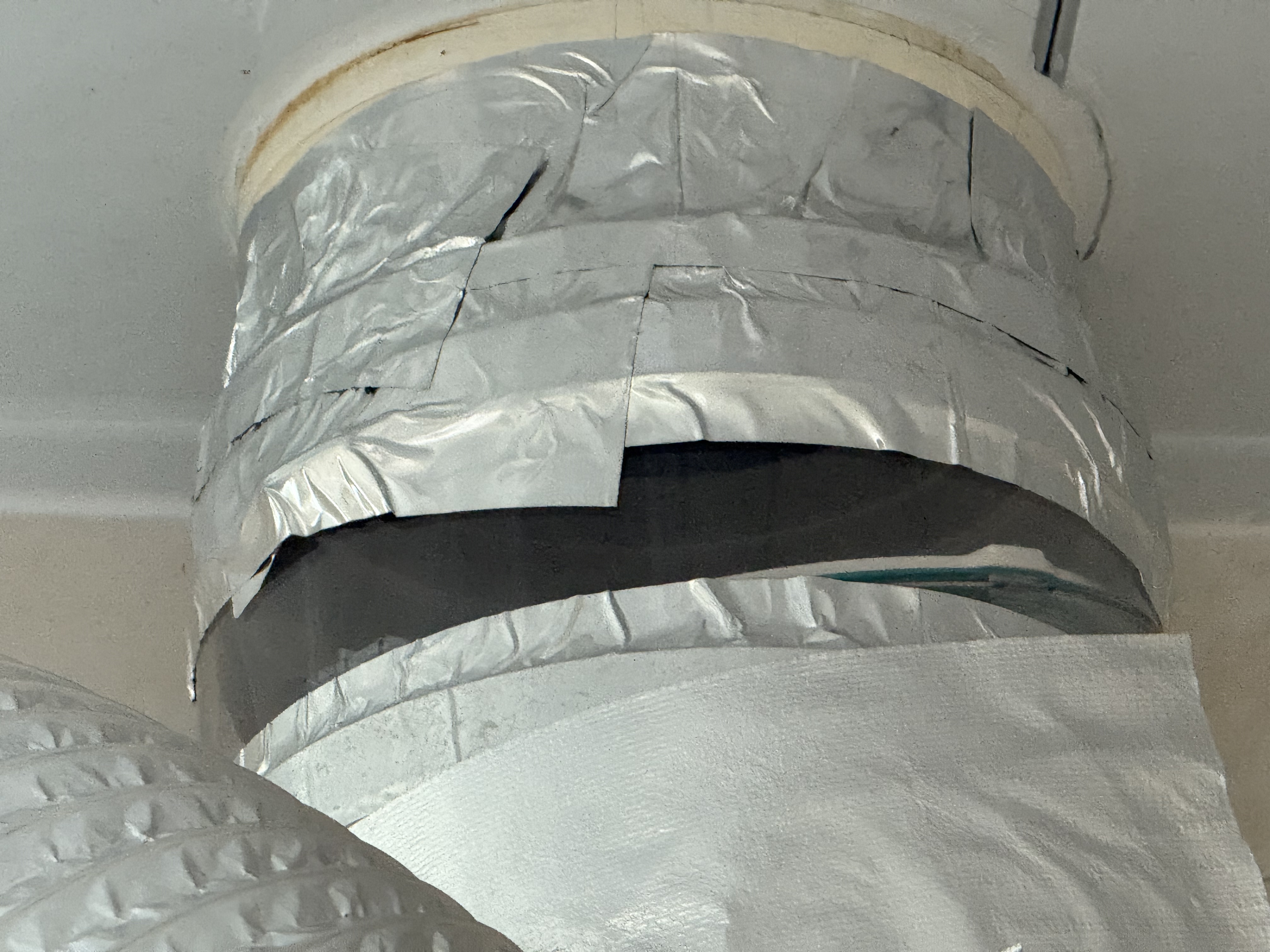 潜水艇（Submarine）PF160厨房烟道全密封防味阀 管道专用可装PVC管公共烟道止逆阀 实拍图