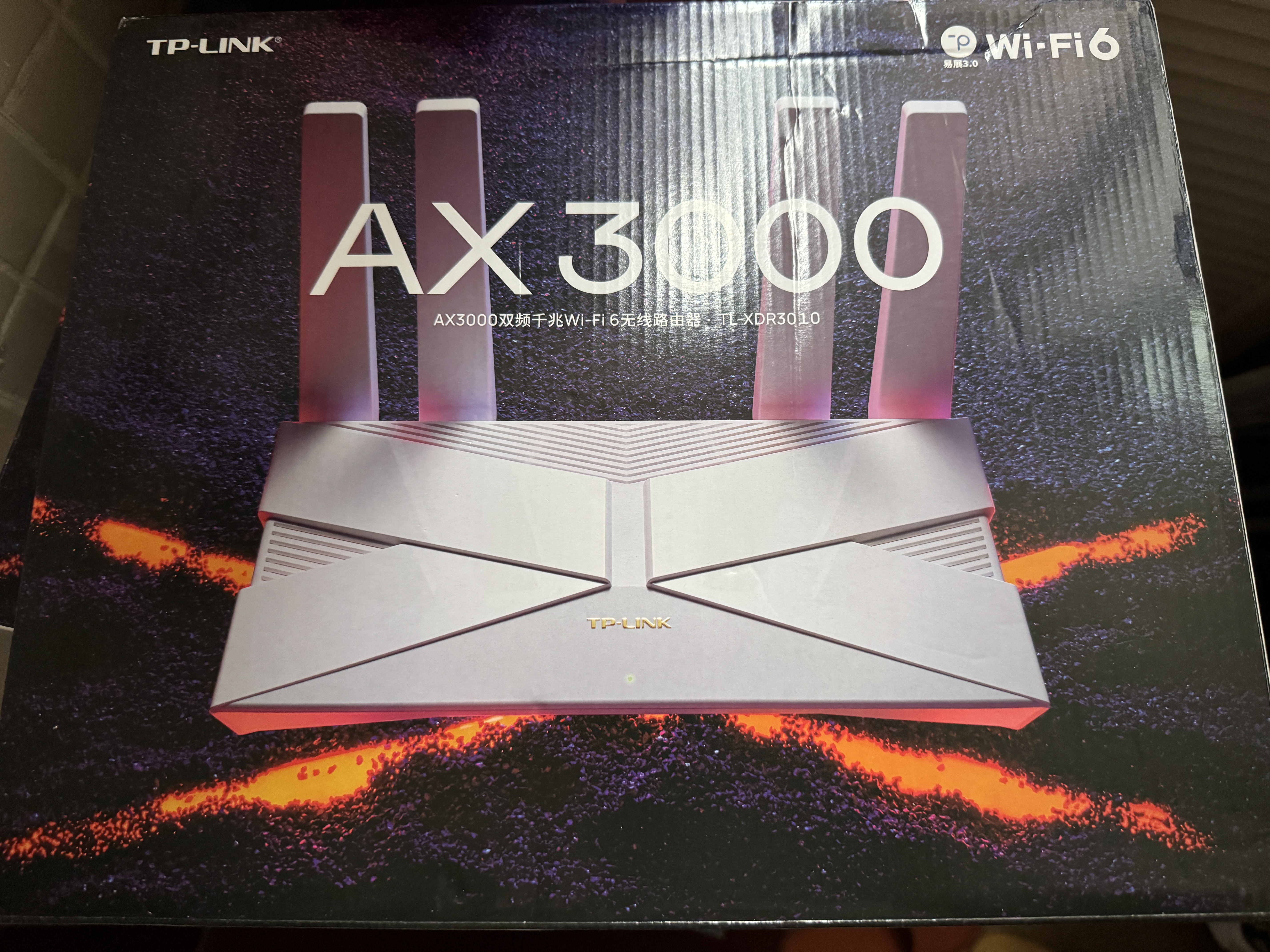 普联（TP-LINK） 大道AX3000满血WiFi6千兆无线路由器 5G双频家用穿墙 Mesh 3000M无线速率 信号增强 易展 XDR3010 实拍图