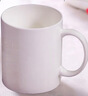 景顺景德镇陶瓷杯骨瓷简约水杯子纯白色茶杯定制LOGO马克水杯 马克杯（420ml） 实拍图