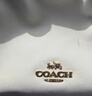 蔻驰（COACH）奥莱女士夏季女包FAYE 22号拉绳手袋单肩斜挎包百搭 IM/粉笔白色 实拍图