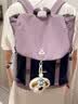 JINSHIWQ大容量百搭撞色初中生双肩包简约书包女高颜值轻便新款户外背包男 实拍图