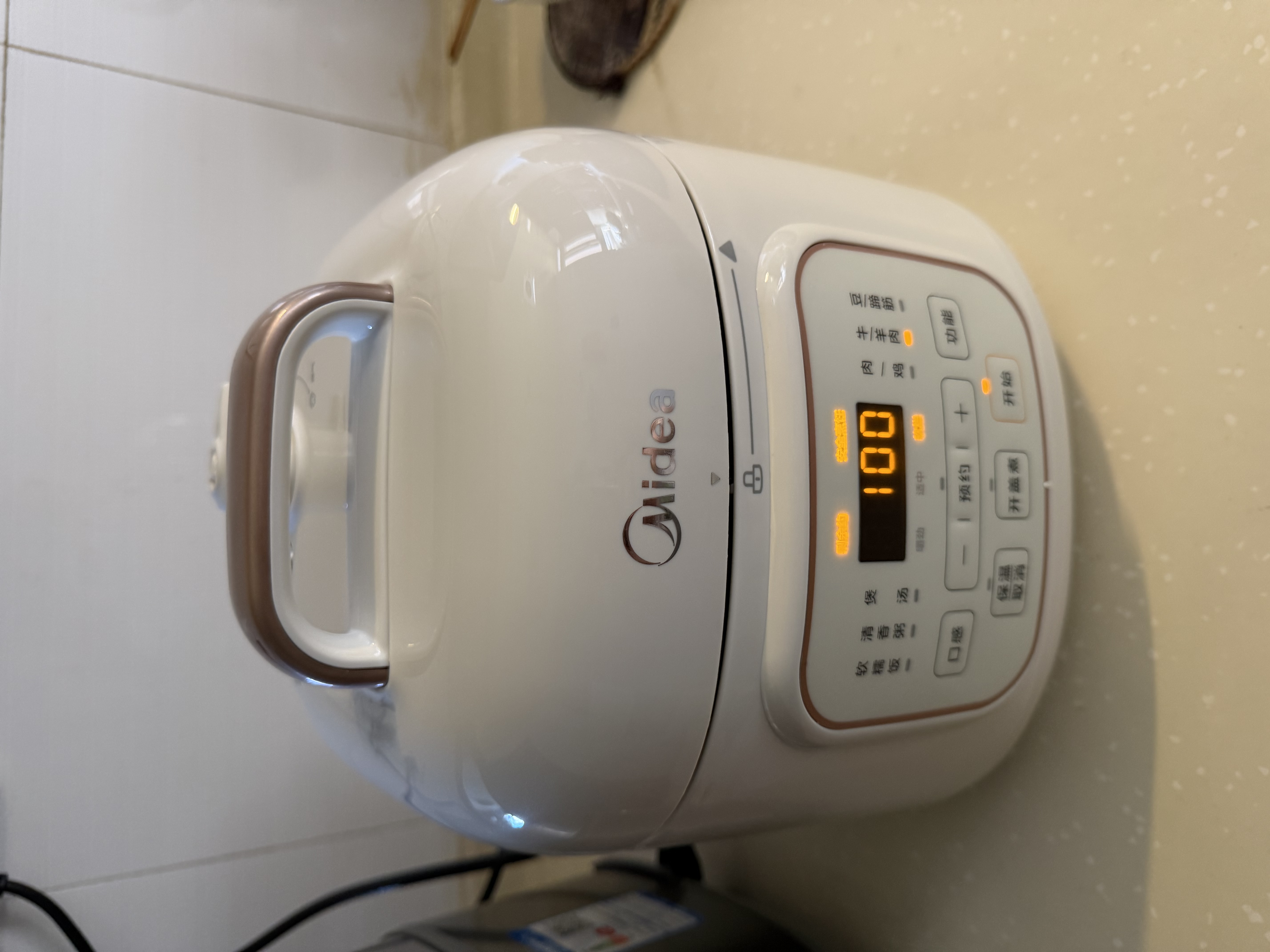 美的（Midea）租房神器电压力锅1.8L高压电饭煲小型1-3人 智能预约多功能一体开盖炖煮煲汤迷你电饭锅MY-E220 实拍图