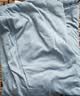 浪莎男士睡衣夏季10A抑菌冰丝莫代尔触感可外穿V领简约休闲家居服套装 浅蓝 4XL 【推荐体重200-230斤 实拍图
