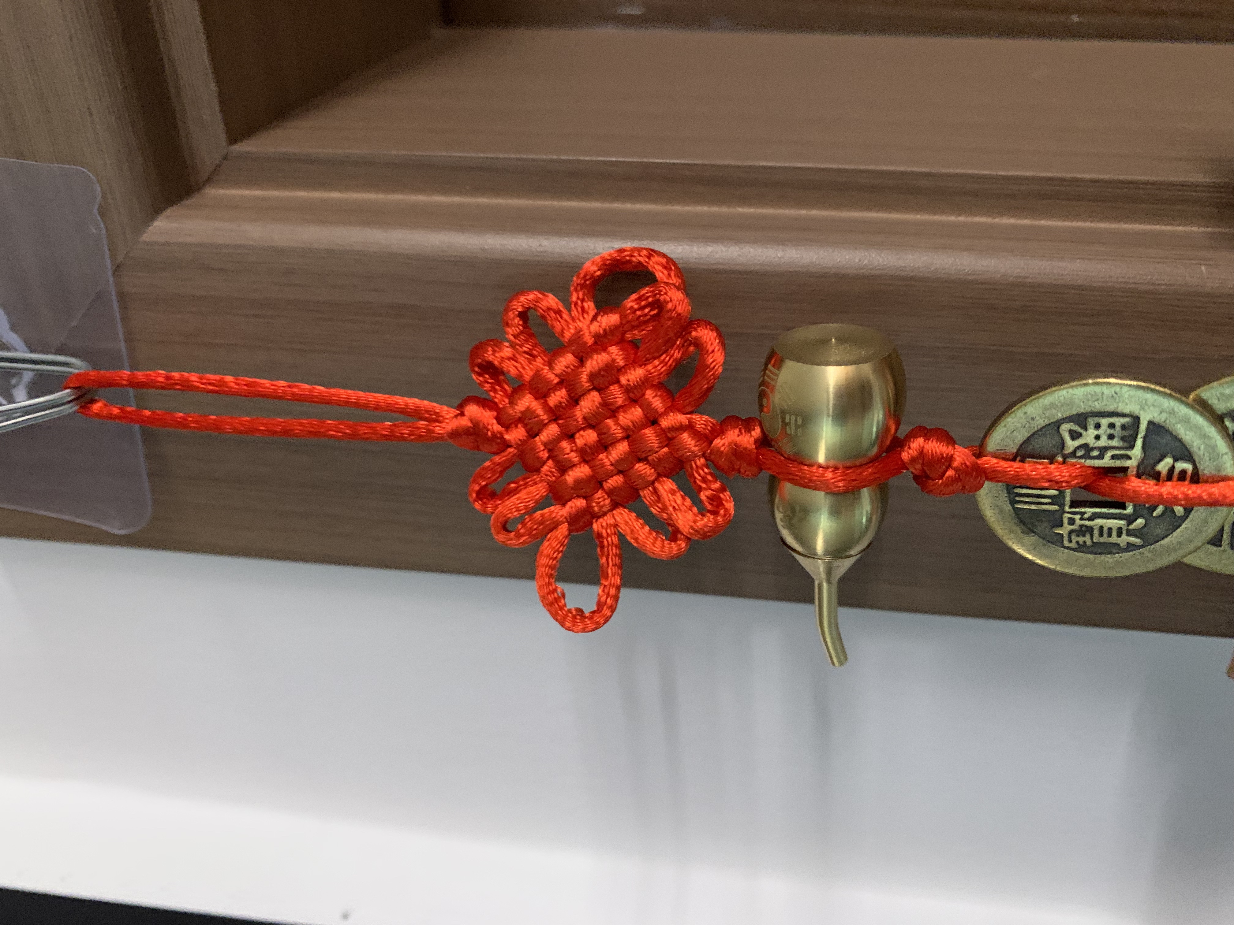 缤越铜葫芦五帝钱挂件开口铜葫芦真品福禄财库牌入户门对门摆件 2串 实拍图