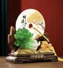 禾笙堂八方纳财白菜摆件财运金蟾玉石扣摆件客厅办公室玄关开业乔迁礼物 实拍图
