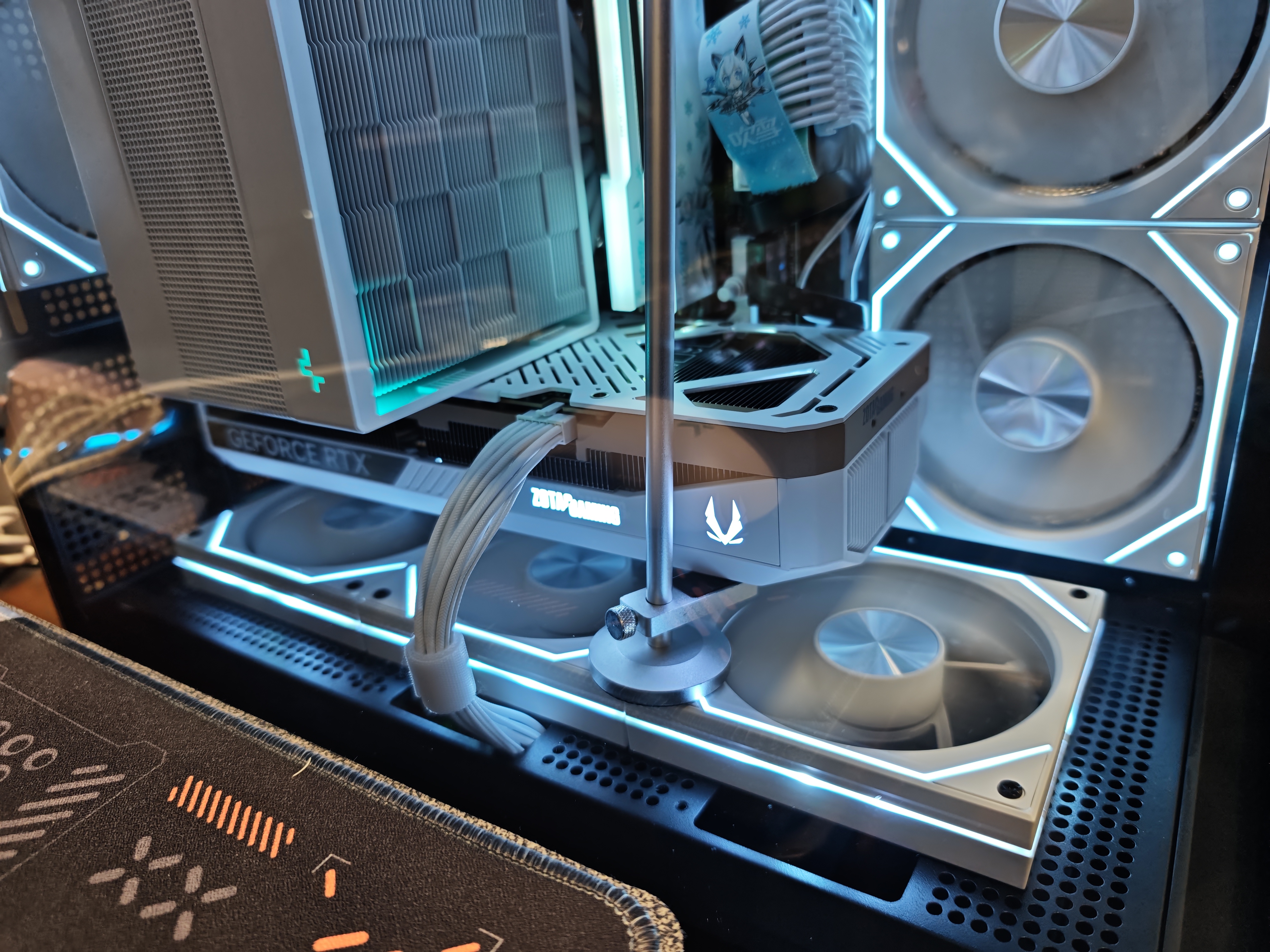 九州风神（DEEPCOOL）阿萨辛4S白CPU风冷散热器（7热管/双模式散热/不挡内存/快拆风扇/磁吸顶盖/附螺丝刀硅脂） 实拍图