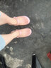 华美健步洞洞鞋女防滑包头凉拖鞋海边沙滩鞋柔软果冻鞋HM2136浅粉38 实拍图
