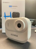 FETANA拇指运动相机高清防抖口袋相机vlog旅游手持骑行摩托车行车记录仪头盔胸前磁吸随身摄像头第一视角 MZ1白色 标配【充电仓+背夹】 64G内存卡 实拍图