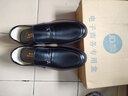 【真皮牛皮】特价清仓处理皮鞋男鞋商务正装鞋软底中年爸爸上班鞋  8555黑色精品版 40 实拍图
