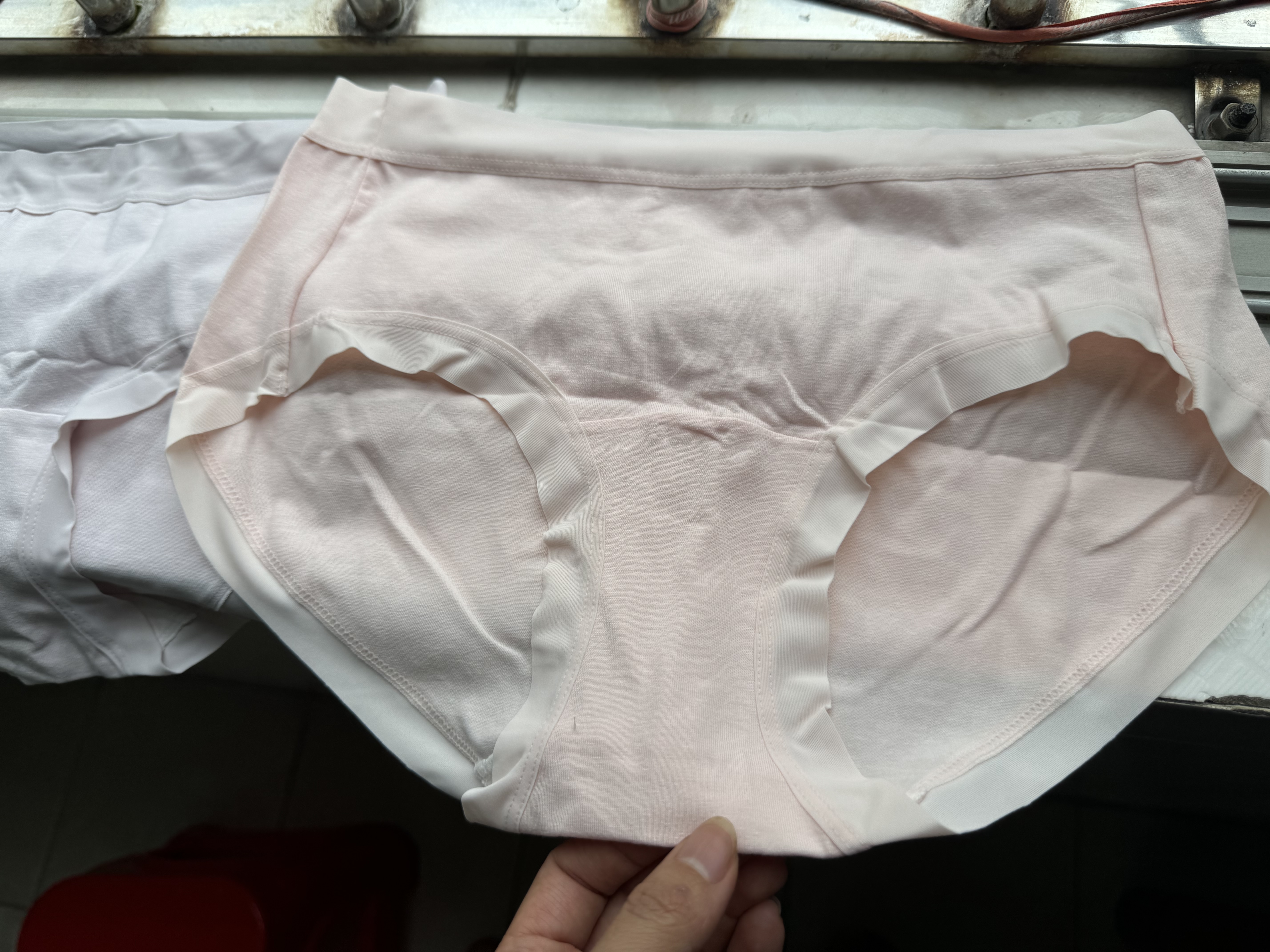 三枪（THREEGUN）【加长底裆】女士内裤女棉质棉氨10A抗菌舒适透气三角短裤头 组合1：肤色*2+浅粉*2+浅紫*2 6条 M 实拍图