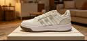 adidas ENTRAP美式校园风运动少年感复古篮球风板鞋男女阿迪达斯 白色/暗银金属/树脂黄   39 实拍图