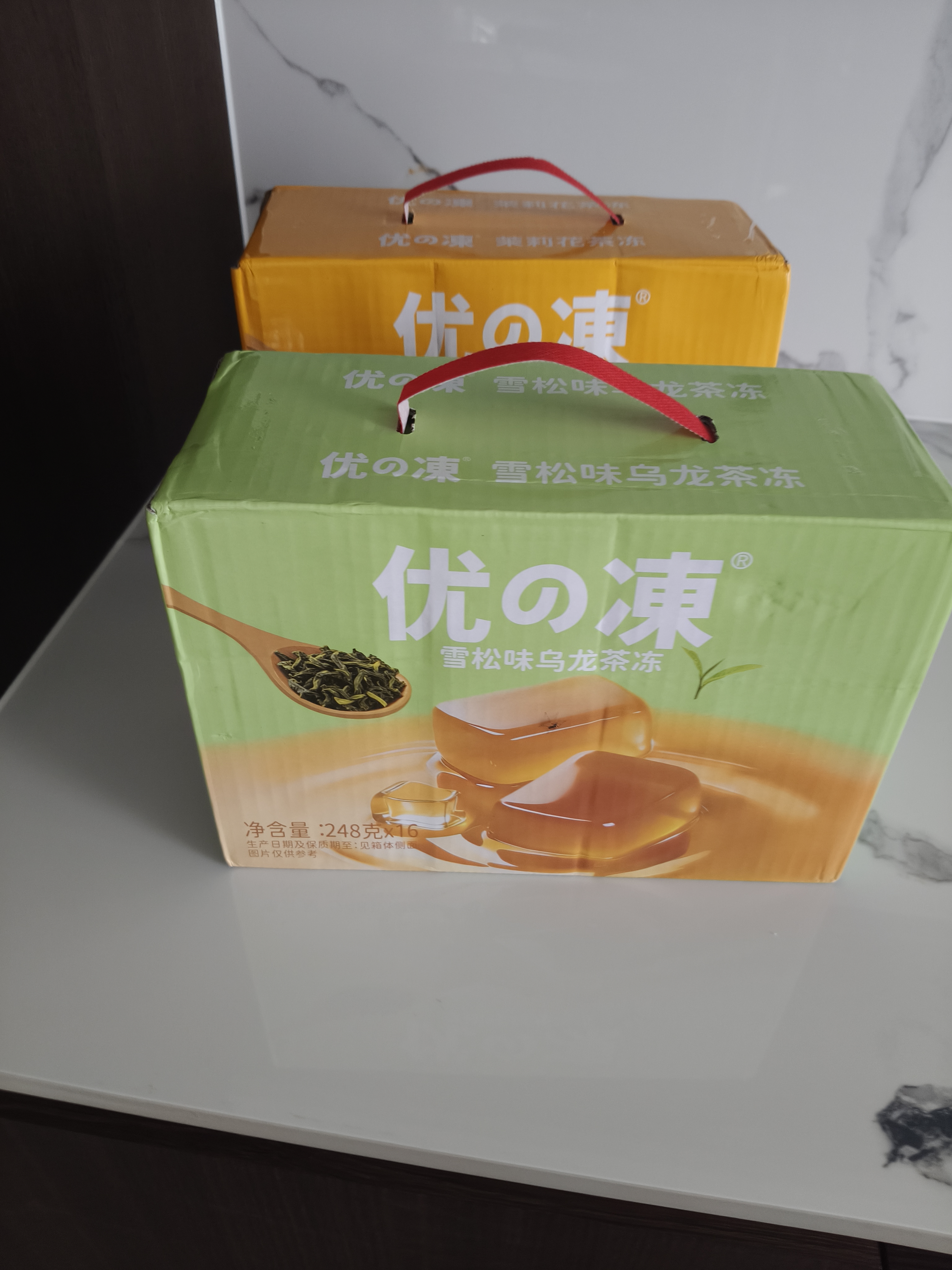 惠尔康茉莉花茶仙草冻夏季甜品茶味饮品清凉下午茶248g*16盒整箱 实拍图