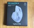 罗技（Logitech）大师系列 MX Master 4 高性能无线蓝牙鼠标  办公鼠标 静音鼠标  升级款 浅灰 带无线接收器 实拍图