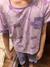 笛莎（DEESHA）【7A抑菌棉】女童春夏短袖五分裤家居服套装宝宝两件套睡衣 实拍图