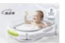 babycare婴儿洗澡盆坐浴盆洗澡神器可折叠浴盆游泳盆+浴垫+浴网星航月岩灰 实拍图