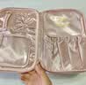 ToMill化妆包大容量便携洗漱包饰品首饰包旅行丝绒化妆品收纳包女化妆袋 丝绒小仙女-粉色+TPU透明包 实拍图