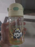 膳魔师（THERMOS）儿童水杯tritan吸管杯小学生开学必备水壶小熊猫420ml黄 实拍图