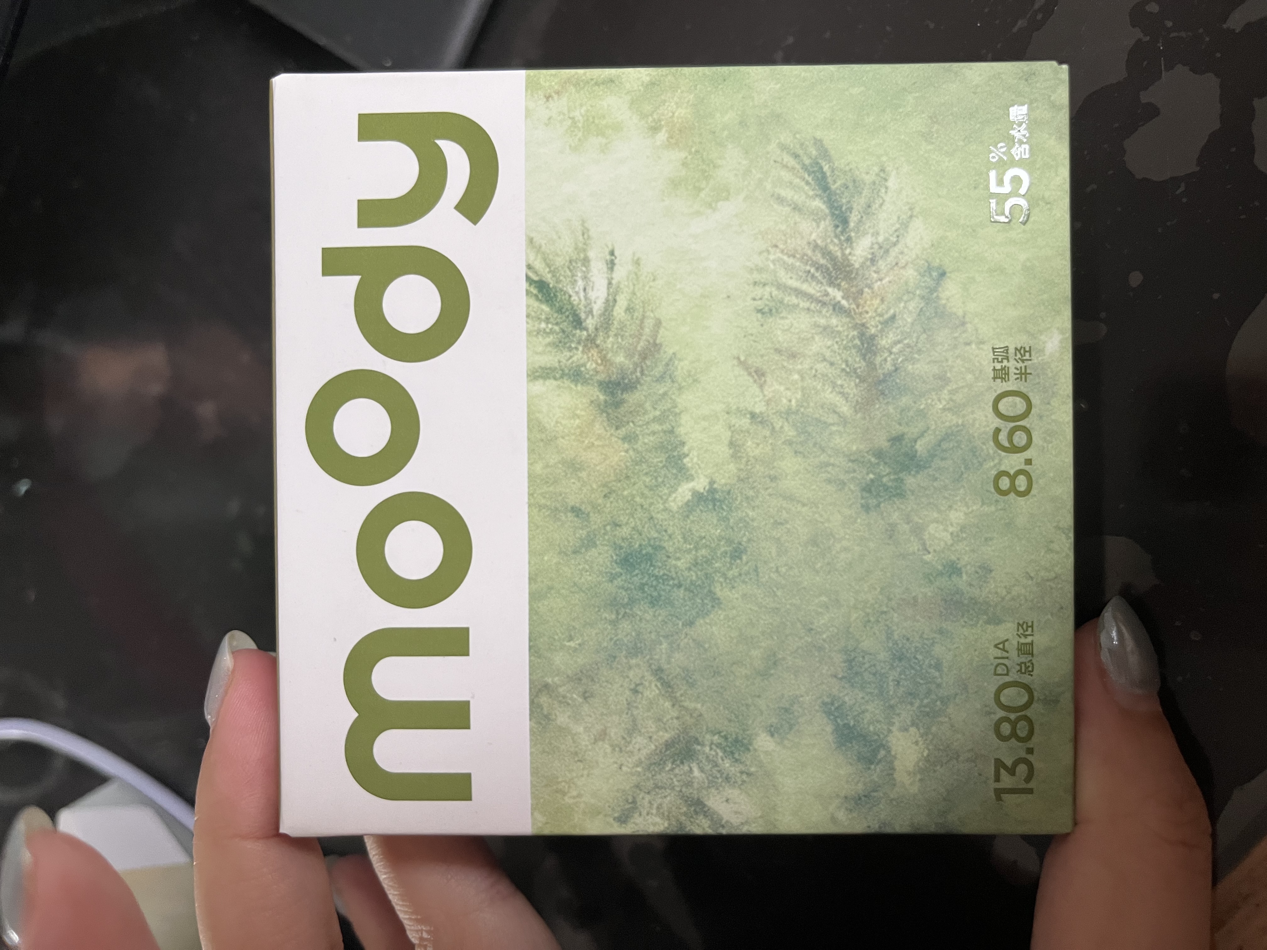 moody美瞳日抛彩色隐形眼镜小直径少女系列10片松林木屋 400度 实拍图