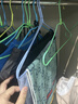 HOUYA衣架10只45cm加长家用成人衣架学生宿舍晒衣架衣服撑子干湿两用 实拍图