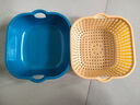 洗菜盆沥水篮八件套厨房多功能菜篮子双层漏盆 大号+中号+小号6件套颜色随机 实拍图