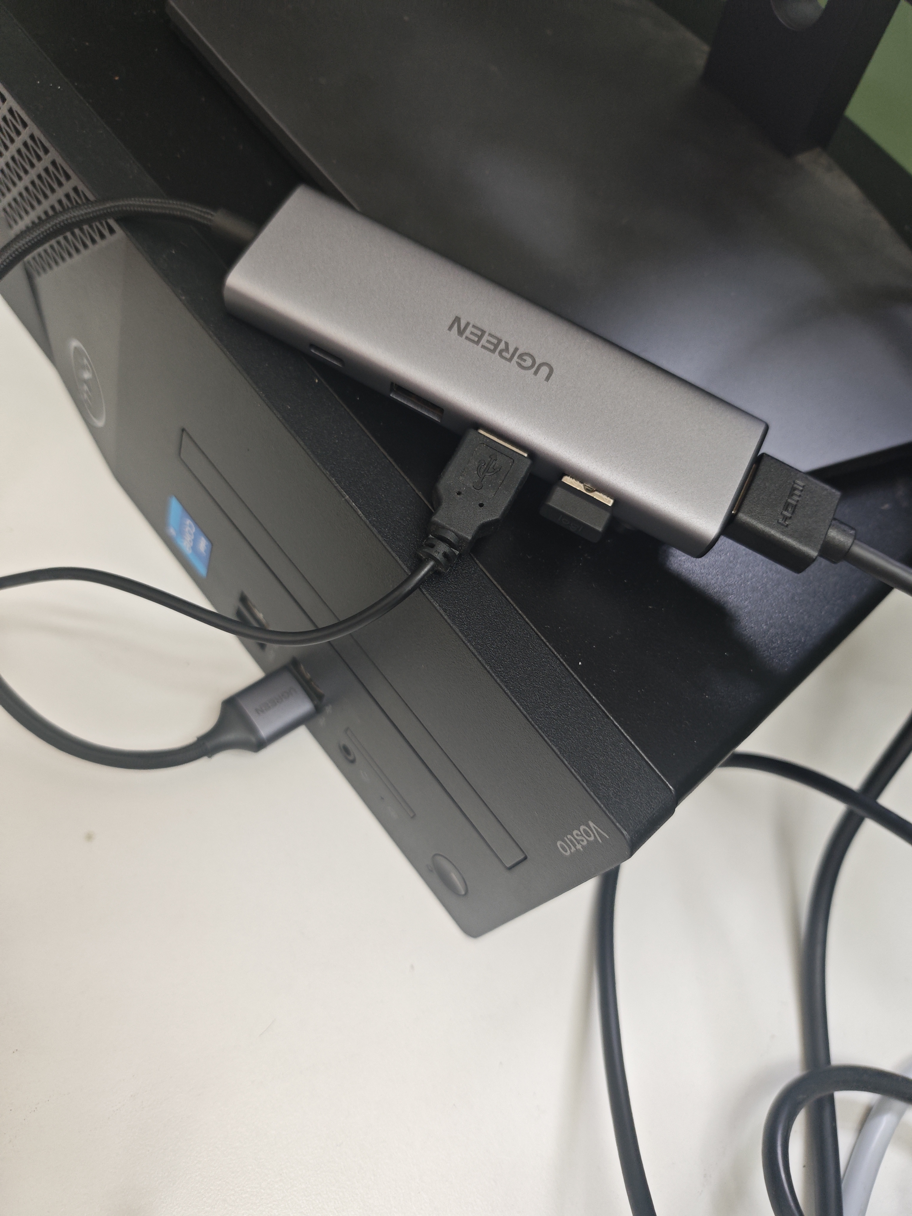 绿联Type-C扩展坞转HDMI拓展坞USB转接器1.5米延长线HUB3.0充电款适用雷电C口苹果电脑转换器台式机 实拍图