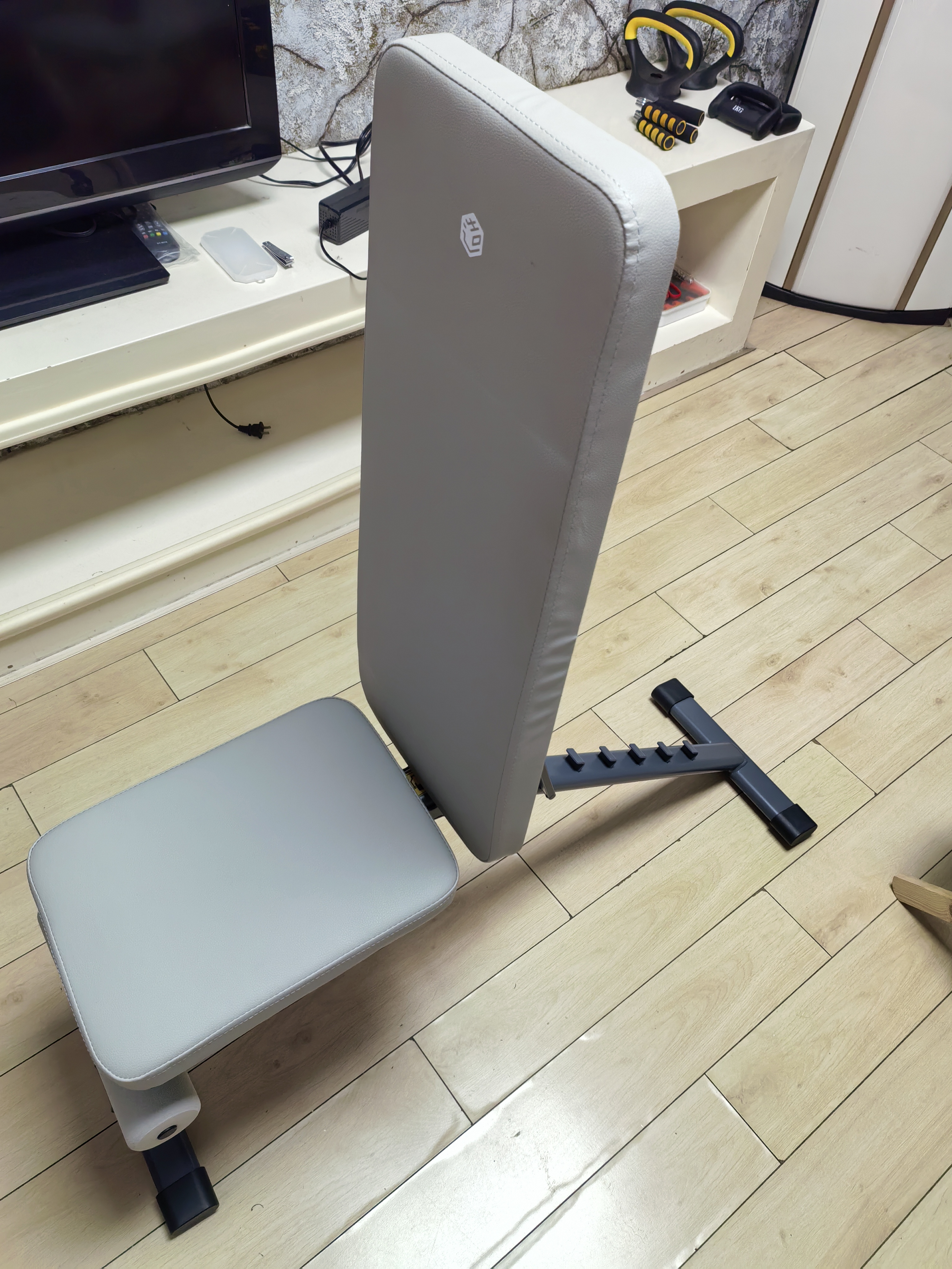 京东京造 全折叠哑铃凳家用 多功能仰卧起坐卧推凳 健身器材训练椅飞鸟凳 实拍图