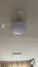 四季沐歌（MICOE）风扇灯LED吊扇灯隐形扇叶简约遥控调光灯具 吸顶款42寸-一级能效-简白-遥控 实拍图