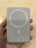 倍思3C认证卡片磁吸自带线充电宝Magsafe 27W快充移动电源10000mAh可上飞机苹果17手机户外储能电源 实拍图