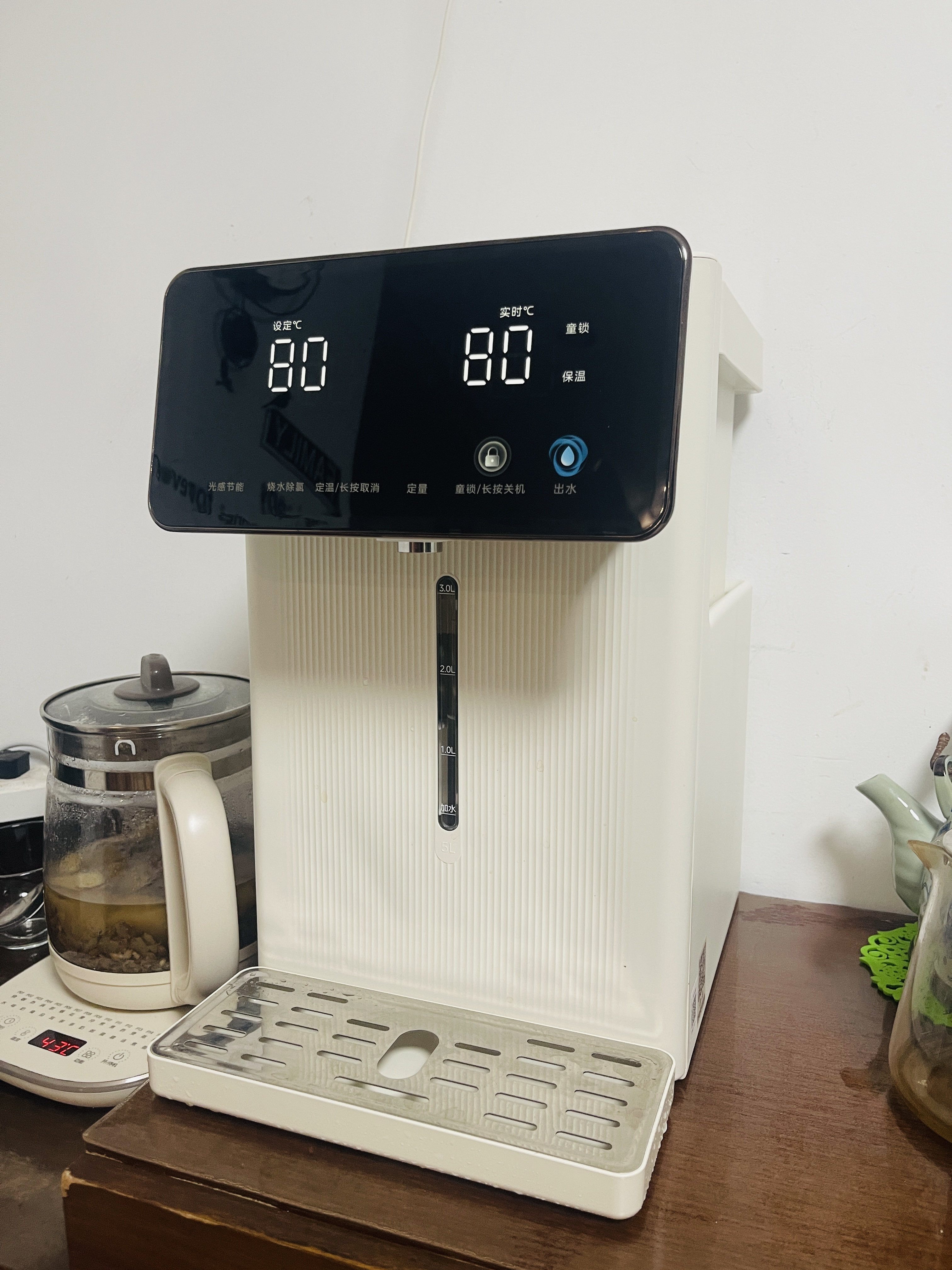 美的（Midea）小魔方pro电热水瓶可拆 烧水壶电热水壶 316L不锈钢大容量保温恒温全自动一体饮水机年货 5L 【轻巧可拆】MK-SP50E-20FPro 实拍图