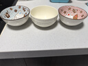 家用餐具釉下彩碗盘高颜值碗碟陶瓷餐具奶霜黄4.5英寸好运碗 明黄色 1个装 实拍图