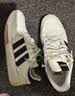 adidas COURTBEAT场下休闲篮球风板鞋男女阿迪达斯官方轻运动   乳白色/黑色   40 实拍图